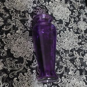 Vintage Purple Carnival Glass Small Flower Bud Vase